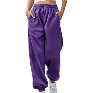 Pantalon baggy élégant pour femmes pantalon taille haute à jambe large coupe ample Streetwear mode décontractée - Product Image 4