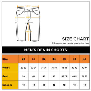 Short en jean lavé à l'acide pour hommes personnalisé Service OEM Impression Étiquette de broderie Options de marque personnelle Commande en gros - Product Image 6