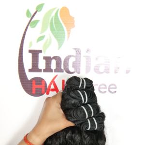 Extensiones de Cabello Humano Virgen 100% Real de la India, Remy Natural Sin Procesar, Cutícula Alineada, Rizado Afro, al por Mayor - Product Image 2