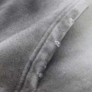 เสื้อฮู้ดแบบสวมหัวสำหรับผู้ชายเสื้อฮู้ดผ้าคอตตอน100% กันหนาวลายซิปซีดจางแบบกำหนดเอง - Product Image 3