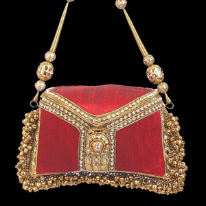 Vivid hecho a mano 1049 Metal embrague bolsos de noche para damas oro plata con cuentas piedra trabajo nupcial monedero hombro cadena Correa solapa - Product Image 1