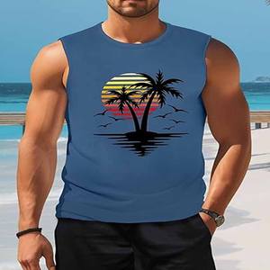 Débardeur pour hommes de haute qualité pour l'été respirant tricoté Style décontracté vêtements de mode à bas prix - Product Image 4