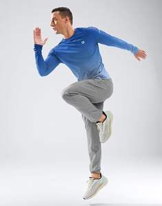 Camisas de manga larga de protección solar para hombres UPF 50 + Rash Guard para hombres SPF UV Pesca Senderismo Correr Entrenamiento Camiseta atlética - Product Image 2