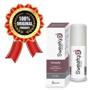 Men's Healthy Skin Hyperhidrosis Sweat Salve Sweatgo 60ml Roll-On en exclusiva fragancia amaderada - Product Image 4