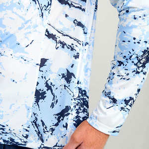 Camisas de Pesca de Manga Larga para Hombre, Impresión por Transferencia de Calor, Transpirables, con Capucha Delantera, Protección Solar, Secado Rápido, Poliéster/Algodón - Product Image 2