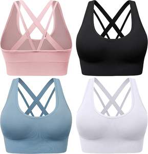 Sujetador Deportivo de Primera Calidad Ultra Cómodo y Transpirable para Mujer, para Correr, Yoga y Entrenamiento, Material de Spandex/Nailon, Uso para Adultos - Product Image 1