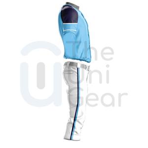 ชุดกีฬาเบสบอลใหม่เสื้อและกางเกงระบายอากาศได้ดีชื่อทีมออกแบบได้ตามต้องการ - Product Image 2