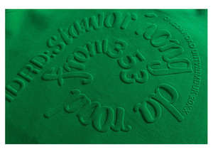 เสื้อสเวตเชิ้ตคอกลมทรงโอเวอร์ไซส์สไตล์สตรีทแวร์สำหรับฤดูหนาว  ผ้าฝ้าย 100%  โลโก้ปั๊มนูน 3 มิติ  แบบยูนิเซ็กซ์ - Product Image 3