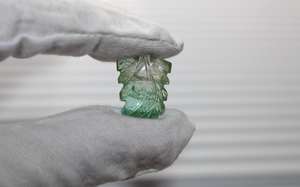 Turmalina Natural Tallada a Mano, Color Verde Menta, Tono Paraiba, Gema Suelta - Product Image 6