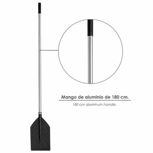 Bêche-mélangeuse agricole avec manche en aluminium, 180 cm. Pour usage domestique - Product Image 5