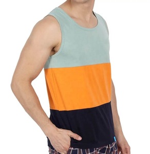 95% coton 5% spandex débardeur pour hommes course athlétique avec capuche Gym Fitness haut débardeurs pour hommes - Product Image 3