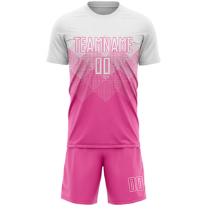 Maillot de football personnalisé avec logo, vente en gros, uniforme d'équipe imprimé par transfert thermique, manches courtes, séchage rapide, respirant, antibactérien - Product Image 5