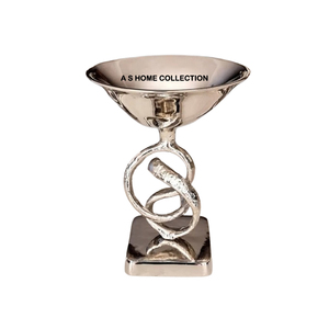 Nickel contemporain fini nouveauté 2025 bols de service en métal bols nouvellement Design maison cuisine cadeaux plats bol - Product Image 1