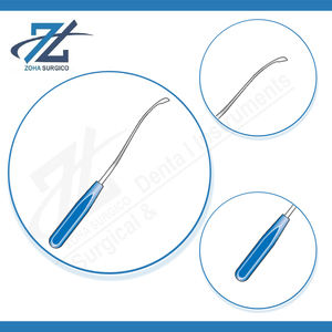 Cureta Muller de 270 mm, mango acetal azul Suregrip, instrumentos quirúrgicos manuales pequeños, acero inoxidable, reutilizable, hecho en Pakistán - Product Image 4