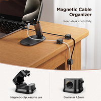 2025 support de cordon magnétique Clips de câble Organisateur de cordon d'appareil pour la gestion des câbles de bureau