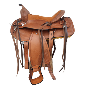 Silla de caballo personalizada de cuero genuino, proveedor de silla de montar a caballo, la silla de cuero americana más vendida, caballo inglés occidental - Product Image 3
