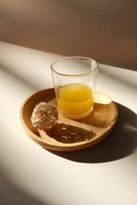 Best Seller Blue Lotus Eco-Friendly Bola de ratán redonda decoración hecha a mano 100% producto de mimbre elegante decoración del hogar de Vietnam - Product Image 3