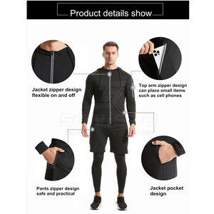 Traje de Compresión Unisex con Logotipo Personalizado al por Mayor 2025, Traje de Compresión Deportivo de Alta Calidad, Transpirable, de Spandex/Poliéster, de Cuerpo Entero - Product Image 6
