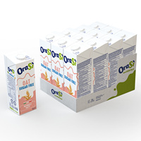 Boissons végétales OraSi à l'avoine sans sucre pour professionnels, naturellement sucrées, 1 litre, 12 unités - Boisson saine