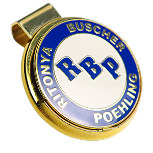 โรงงานมืออาชีพที่กำหนดเองโลหะคลิปหมวกกอล์ฟอุปกรณ์กอล์ฟที่กำหนดเองของขวัญกอล์ฟ - Product Image 3