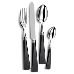 Wholesale Contemporary Design 4-Piece Stainless Steel Cutlery Set Hand Forged Mirror Polished Knife Fork <b>Flatware</b> for Weddings - Product Image 3