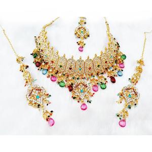 Conjunto de Joyería Artificial Tradicional de Flores Vintage de Aleación, Collar y Aretes para Mujer, Compromiso, Aniversario, Fiesta, Boda - Product Image 3