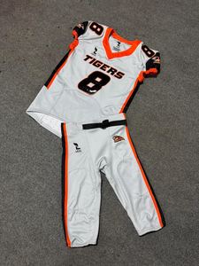 Vente en gros de maillots de football américain de haute qualité, uniformes à manches courtes, ensembles de football universitaire, service OEM élégant et confortable - Product Image 3