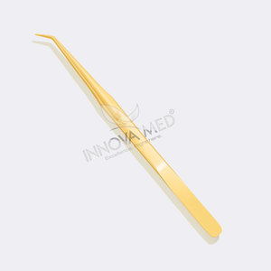 Los mejores suministros profesionales para extensiones de pestañas, pinzas para pestañas de aplicación de volumen duradero con puntas de fibra puntiagudas, Etiqueta Privada - Product Image 2