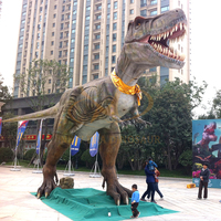 Modèle de dinosaure T-Rex animatronique électrique d'intérieur pour école, centre commercial, parc d'aventure, matériau métallique pour amusement en plein air