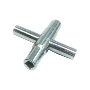 Fourniture en gros d'usine Clé d'eau à quatre voies pour outil de plomberie de meilleure qualité à vendre - Product Image 1