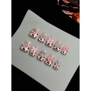 Charme pour ongles à presser Rose Safari - Product Image 1