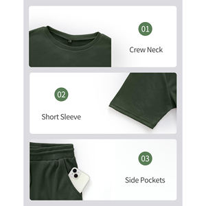 Conjunto de verano de talla grande 2025 para hombre, pantalones cortos de dos piezas, camiseta, ropa de calle, camiseta informal de 2 piezas, conjuntos Unisex para hombre - Product Image 3