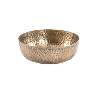 Bols alimentaires en laiton martelé ustensiles de cuisine pour la maison dessus de table bol de service alimentaire couleur or de qualité supérieure en laiton pur pour les événements de mariage - Product Image 1