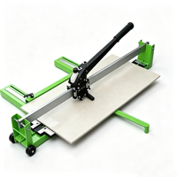 Machine de découpe manuelle de carreaux 1000 mm avec guide d'angle pour découpe et cisaillage, dotée d'une roulette en carbure de tungstène pour carreaux de sol en porcelaine