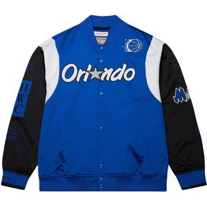 Chaqueta Bomber de Béisbol Personalizada con Bordado OEM, 100% Satén, con Parches Bordados, Unisex, sin Cuello, Formal, Universitaria - Product Image 1