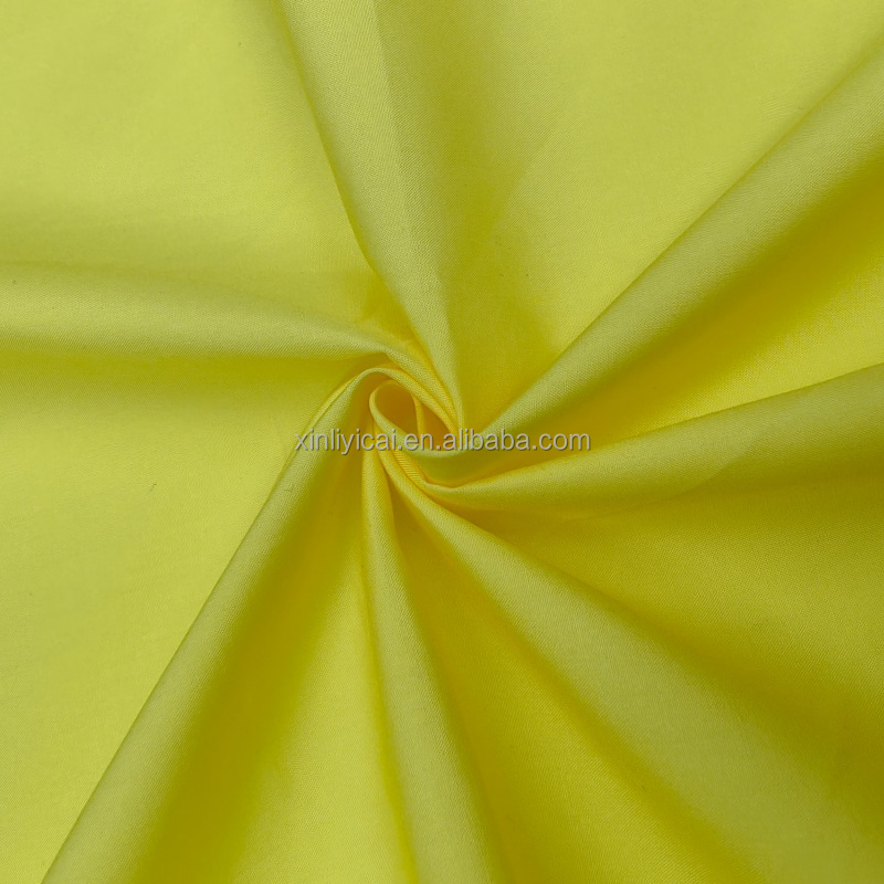 Combed Cotton Tencel Blend Plain Woven Fabric Lightweight Breathable Drapey for Clothing Dresses and T-Shirts