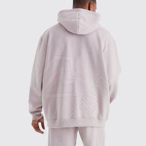 Custom <b>Plus</b> <b>Size</b> Men's Breathable Eco-Friendly 100% Cotton Lightweight <b>2</b>-<b>Piece</b> Jogging Suit for Summer Casual Hoodie <b>Pants</b> - Product Image 6