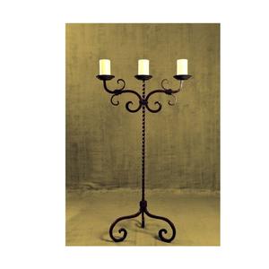 Ensemble de bougeoirs en métal à finition antique, adapté à une utilisation intérieure et extérieure, mariages, fêtes, occasions festives ou à la maison - Product Image 1