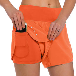 Shorts de gymnastique pour femmes de qualité professionnelle coton respirant haute été vêtements d'entraînement à la mode haut décontracté Performance fait - Product Image 1