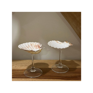 Verres de plage sur mesure: verre à vin en coquille de conque, verres à martini, gobelet, verres à cocktail pour anniversaire, mariage - Product Image 5