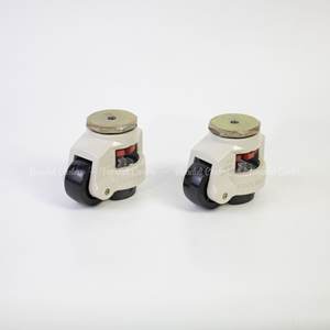 Roulette résistante de prix usine de la CE 80S nivelant la roulette principale de pied lourd roulette en nylon réglable - Product Image 2