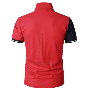 Concevez votre propre logo T-shirts polo homme léger Meilleure qualité Nouveau design T-shirts polo homme à vendre - Product Image 3