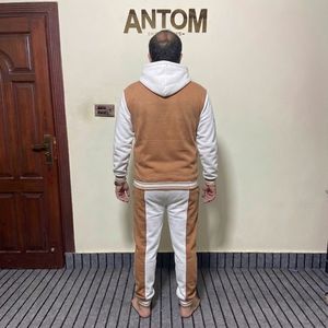 Chándal informal con cremallera para hombre, conjunto de chándal de dos piezas, ropa deportiva para el sudor, nuevo estilo - Product Image 3