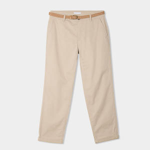Pantalons chino tendance pour femmes, tissu en coton mélangé doux pour l'été, respirant, séchage rapide, écologique, élégant, décontracté, mode quotidienne - Product Image 5