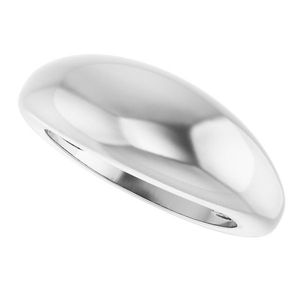 แหวนมอยส์ซาไนต์ Stuller รุ่น 50199:765268P ดีไซน์โดม 50199:765268P PL - Product Image 5
