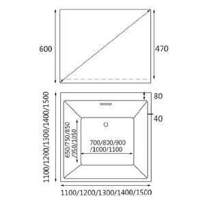 อ่างอาบน้ำเฮรา รุ่น 1001 - Product Image 2