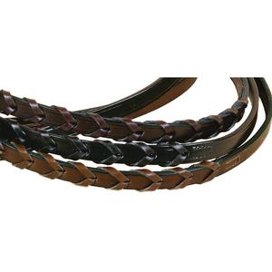 Rênes de cheval en cuir professionnelles, fabriquées sur mesure, durables et confortables pour le roping, la course de barils, l'entraînement et le western - Product Image 4