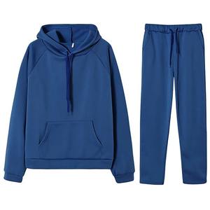 Ensemble de jogging pour femme en molleton de coton décontracté de haute qualité OEM, séchage rapide, tailles XS-XL, imprimé, sweat-shirt long et pantalon - Product Image 2