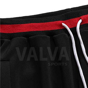 ชุดแทร็กกีฬาของผู้ชายชุดวิ่งตามสั่งผ้าฝ้ายโพลีเอสเตอร์สีพื้นเสื้อมีซิปดีไซน์ให้เลือกเป็นคู่พิมพ์ลายขนาดพิเศษ - Product Image 5