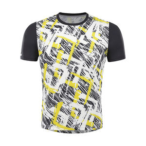 Camiseta de manga corta de algodón 100% para hombre, cuello redondo, transpirable y seco, estilo Formal - Product Image 1